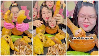 MUKBANG GÀ ĐÔNG TẢO NẶNG 4KG  HOÀNG LAM FOODIE [upl. by Peace509]