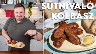 Sült kolbász recept  Mindmegettehu [upl. by Eppesuig]