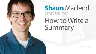 How to Write a Summary [upl. by Alrzc]