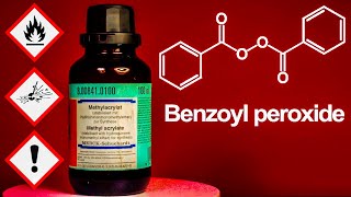 Benzoyl peroxide FreeRadical polymerization [upl. by Kresic]