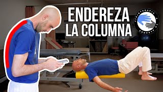 Como enderezar y alinear la columna vertebral [upl. by Attalanta]