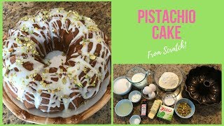 Pistachio Cake  From Scratch [upl. by Selinski394]