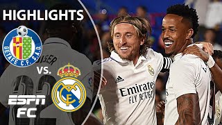 Getafe vs Real Madrid  LaLiga Highlights  ESPN FC [upl. by Lazos]