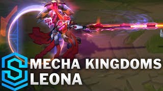 Mecha Kingdoms Leona Skin Spotlight  League of Legends [upl. by Ylas250]