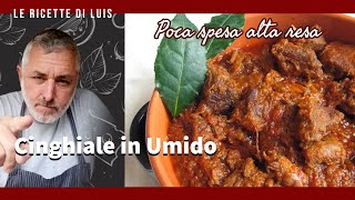 cinghiale in umido ricetta originale Toscana [upl. by Eittod]