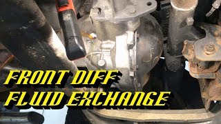 Ford Front Differential Maintenance Specialized Drain and Fill Procedure [upl. by Finzer]