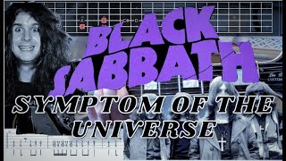 Black Sabbath  Symptom Of The Universe GUITAR LESSON WITH TABS LEARN IN 5 MINS [upl. by Billmyre]