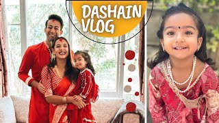 DASHAIN VLOG  Growing with Ayanka  Dashain 2080 [upl. by Ydnolem477]