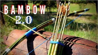 How to make a BAMBOO BOW Bambow 20 [upl. by Daniella]