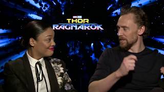 Thor Ragnarok Cast Interview [upl. by Nivi426]