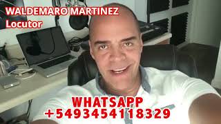 Waldemaro Martinez Voiceover  Ejercicios [upl. by Noed]