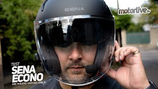 SENA ECONO  CASQUE JET INTERCOM  TEST MOTORLIVE [upl. by Elane62]