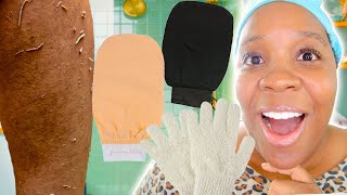 I Tried Every Popular Exfoliating Glove [upl. by Odlavu]