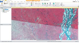 Mosaic Satellite Images Using ERDAS Imagine 2014  Satellite Image Processing [upl. by Huberman192]