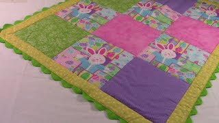 Easy Baby Quilt  The Sewing Room Channel [upl. by Karin947]