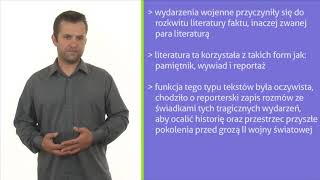 Literatura lat wojny i okupacji [upl. by Socha]