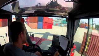 Reachstacker container handling [upl. by Colis747]