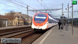 Rodalies Barcelona  Cardedeu R2  Renfe 447  Civia  449  253 [upl. by Azeret]