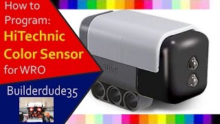 Using the HiTechnic Color Sensor V2 with EV3 [upl. by Ronni649]