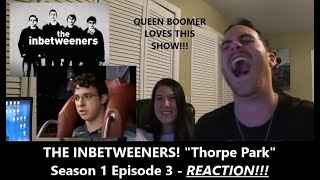 Americans React  THE INBETWEENERS  Thorpe Park  SEASON 1 EPISODE 3  Reaction [upl. by Musette]