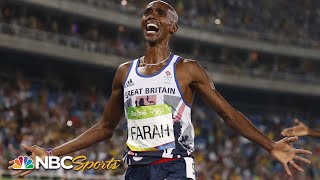 Mo Farah repeats doubledouble with gold in Rio 5000m  Olympic Games Week  NBC Sports [upl. by Hanford544]