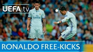 Cristiano Ronaldo 5 great freekicks [upl. by Sykleb50]