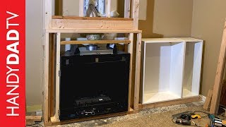 DIY Fireplace Installation  Framing and Final Connections [upl. by Farley]