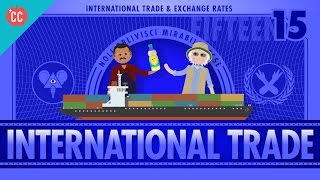 Imports Exports and Exchange Rates Crash Course Economics 15 [upl. by Erehs]