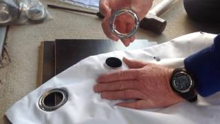 How to attach eyelets into curtains [upl. by Nuriel]