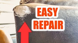 How To Repair Ripped Vinyl or Bonded Leather  Easy [upl. by Ayinat]