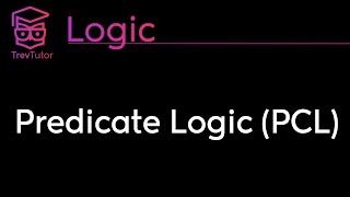 Logic Predicate Logic [upl. by Walther]