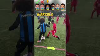 Messi VS Mbappe VS Marcelo VS Vini Jr VS Neymar VS Ronaldo Kids Skills Challenge [upl. by Zenobia]