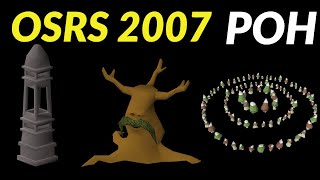 How to Create a Fairy Ring Spirit Tree and Obelisk for your Player Owned House  OSRS 2007 [upl. by Philina]