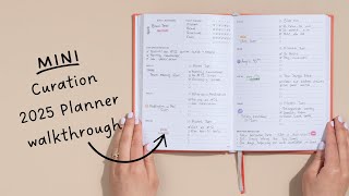 Curation 2025 Planner Mini Walkthrough [upl. by Ahseetal91]