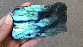 Labradorescence In A Piece of Labradorite [upl. by Assirrec446]