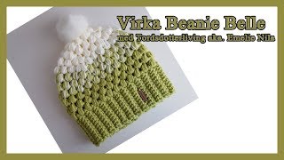 Virka mössan Beanie Belle  För nybörjare [upl. by Eemla]