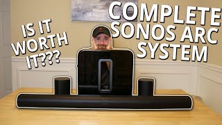 Full Sonos Arc Surround Sound System Is it Worth It [upl. by Aihset397]