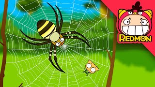 Spiders and flies  Insect world 13  Cartoons for Kids  REDMON [upl. by Kippy966]