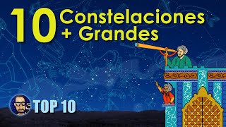 Top 10 Constelaciones  Grandes  Las 88 Constelaciones [upl. by Aynodal]