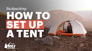 How to Set Up a Tent [upl. by Esenaj]