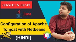 Configuration of Apache tomcat with netbeansHINDI  Servlet amp JSP 3 [upl. by Tiras]