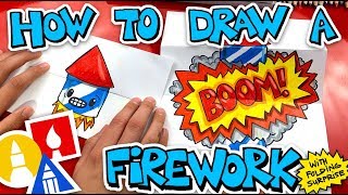 How To Draw A Firework Folding Surprise [upl. by Panchito]