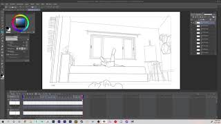 Clip Studio Paint  How to extend an animation [upl. by Vine454]