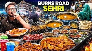 Nihari at Waheed Kabab  Burns Road Ramadan Street Food  Best Sehri in Karachi Pakistan [upl. by Ahtaela944]