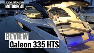 A weekend with the Galeon 335 HTS  Review  Motor Boat amp Yachting [upl. by Faludi]