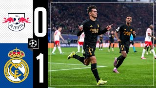 RB Leipzig 01 Real Madrid  HIGHLIGHTS  Champions League [upl. by Shandra]