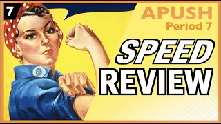 APUSH Period 7 Speed Review [upl. by Fillander]