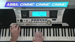 How to play Gimme Gimme Gimme on keyboard [upl. by Deland]