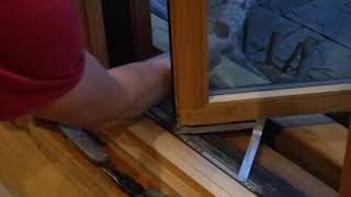 Adjusting a push out casement window [upl. by Oinafipe]