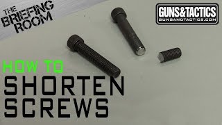 How to Shorten Screws [upl. by Seligman]